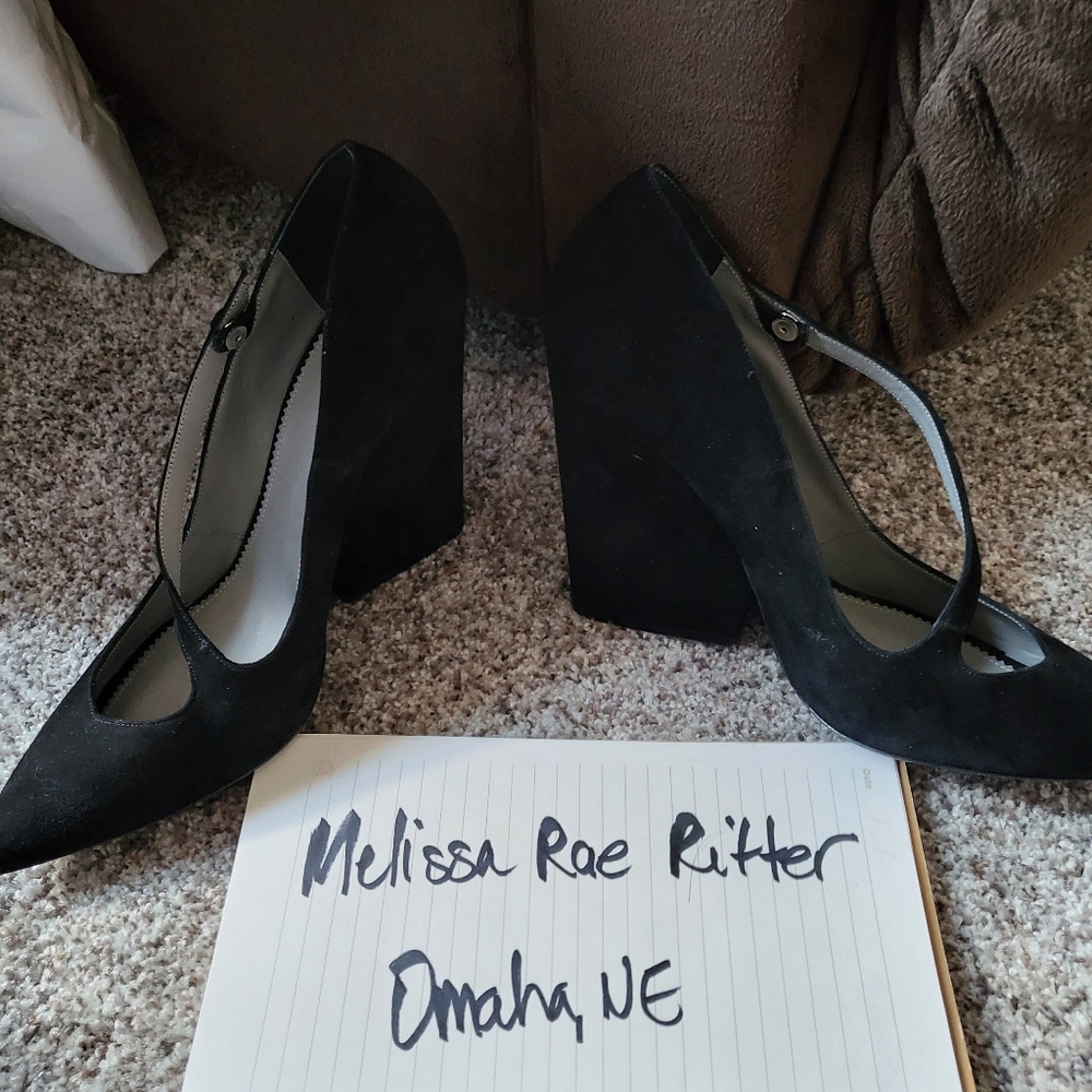 Monika Chiang suede heels